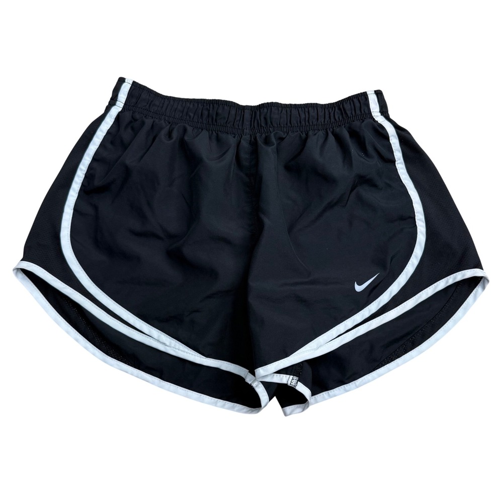 Nike Dri-FIT Tempo Running Shorts Women Size Medium Black Gym Active Performance